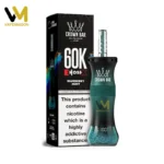 Al Fakher 60K Puffs Crown Bar E-Hose X Blueberry Mint Flavor - 60000 Puff Disposable Vape