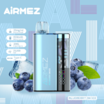 Airmez B20 20 000 bouffées, arôme « Blueberry On Ice » - Cigarette électronique jetable 100vaping