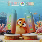 Bang King 200K Puffs 8-in-1 Triple Melon Blueberry Ice Cherry Bomb Pineapple Coconut Flavor - 100vaping