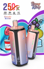 Bang King 250K Puffs 4-in-1 Grape Burst Lychee Ice Peach Berry Kiwi Passion Fruit Guava Flavor - 100vaping
