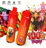 Bang King Triple 100K Puffs Tropical Fruit Strawberry Watermelon Lemon Peach Flavor Disposable Vape - 100vaping