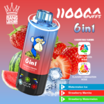 Bang Leader 110 000 bouffées 6-en-1 : Pastèque glacée, Fraise Mamba, Fraise-Pastèque - 100vaping