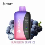Cigarette électronique jetable HIFANCY RAINBOW 25 000 bouffées, saveur mûre-raisin glacé - 100vaping
