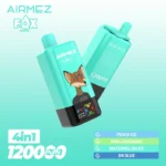 Airmez Fox 120 000 bouffées, 4 saveurs en 1, cigarette électronique jetable - 100vaping