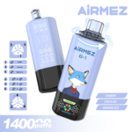 Airmez FOX 6 en 1, 140 000 bouffées, saveur n° 5 : Pêche glacée, Mangue glacée, Dr Blue