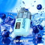Airmez Lux 60 000 bouffées, saveur Dr Blue - Cigarette électronique jetable 100vaping