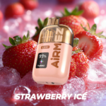 Airmez Lux 60 000 bouffées, saveur fraise glacée - Cigarette électronique jetable 100vaping