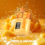 Airmez Lux 60 000 bouffées, saveur triple mangue - Cigarette électronique jetable 100vaping