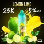 Airmez Tornado 25 000 bouffées, saveur citron-citron vert - Cigarette électronique jetable 100vaping
