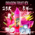 Airmez Tornado 25 000 bouffées, saveur « Dragon Fruit Ice » - Cigarette électronique jetable 100vaping