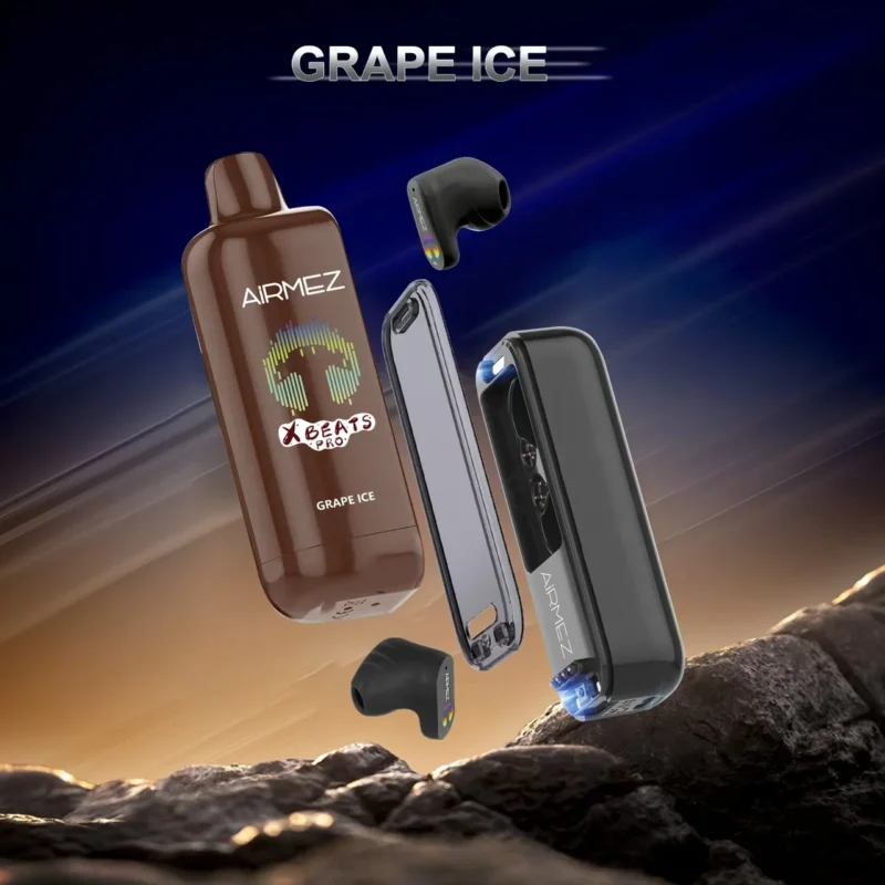 Airmez Xbeats Pro 50 000 bouffées, saveur « Grape Ice » - 100vaping