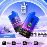Bang King 50000 Puffs Blueberry Raspberry Mixed Berry Flavor Disposable Vape - 100vaping