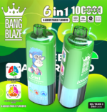 Bang Blaze 100K Puffs 6-in-1 Lemon Romance & Blueberry Raspberry & Peach Menthol Flavor Disposable Vape - 100vaping