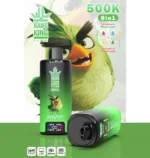 Bang King 500 000 bouffées - Cigarette électronique jetable 8-en-1 aux saveurs double pomme, mangue, pêche, fraise, pastèque, fraise, vanille et Coca-Cola - 100vaping