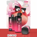 Bang King 500 000 bouffées - Cigarette électronique jetable 8-en-1 aux saveurs pêche, mangue, pastèque, Red Bull-fraise, Red Bull-fraise et kiwi - 100vaping