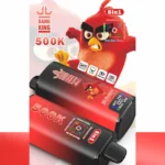 Bang King 500 000 bouffées - Cigarette électronique jetable 8-en-1 aux saveurs pastèque glacée, citron, menthe, fraise glacée, Blue Razz et cerise - 100vaping