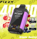 Fizzy Nova Plus 40000 40K Puffs Triple Berry Flavor Disposable Vape - 100vaping
