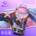 QQ Bang - Cigarette électronique jetable 120 000 bouffées, saveur sakura-raisin - 100vaping