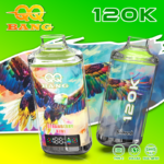 QQ Bang – Cigarette électronique jetable 120 000 bouffées, saveur fraise-kiwi – 100vaping