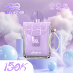 Vape jetable QQ Bang 150 000 bouffées, saveur « Grape Ice » - 100vaping