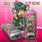 QQ Bang – Cigarette électronique jetable 170 000 bouffées, saveur fraise-pastèque – 100vaping