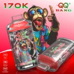 QQ Bang – Cigarette électronique jetable 170 000 bouffées, saveur pastèque glacée – 100vaping