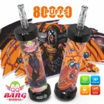 QQ Bang Shisha - Cigarette électronique jetable 80 000 bouffées, saveur pastèque-fraise-melon - 100vaping
