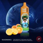 Cigarette électronique jetable RandM Tornado 9000 bouffées, saveur citron-citron vert - 100vaping