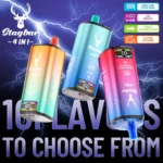 Stag Bar 4-en-1, cigarette électronique jetable 80 000 bouffées - 100vaping