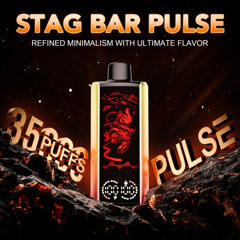 Cigarette électronique jetable Stag Bar Pulse 35 000 bouffées - 100vaping