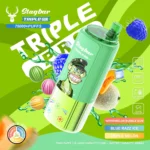Vape jetable Stagbar Triple Pro 75 000 bouffées aux saveurs pastèque, chewing-gum, Blue Razz, glace et triple melon - 100vaping