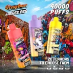 Cigarette électronique jetable Stagbar Jagger Pro 40 000 bouffées - 100vaping