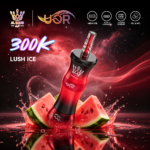 UOR AL BANG 300 000 bouffées - Cigarette électronique jetable à la saveur « Shisha Lush Ice » - 100vaping