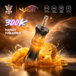 UOR AL BANG 300 000 bouffées - Cigarette électronique jetable à la saveur mangue-ananas - 100vaping