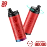 ZOOY King Triple 80K Puffs Strawberry Kiwi Flavor Disposable Vape - 100vaping