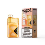 VOZOL NEON 60 000 bouffées, e-cigarette jetable au goût de cappuccino - 100vaping