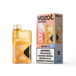 VOZOL NEON 60 000 bouffées, saveur Orange Ice, cigarette électronique jetable - 100vaping