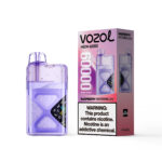 VOZOL NEON 60 000 bouffées, saveur framboise-pastèque, cigarette électronique jetable - 100vaping