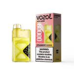 VOZOL NEON 60 000 bouffées, e-cigarette jetable au goût fraise-banane - 100vaping