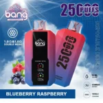 Bang 25K Puffs Disposable Vape Rechargeable – Blueberry Raspberry