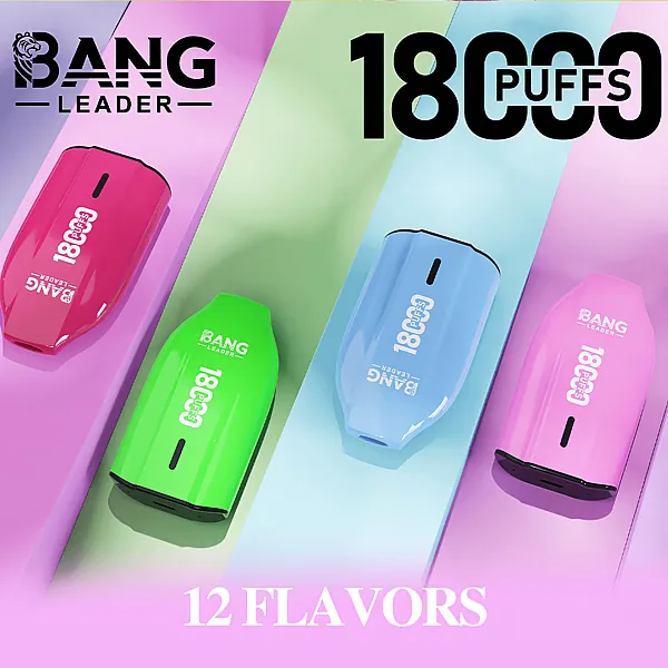 100vaping-bang-leader-18k-main Bang Leader 18K Vape 18000 Puffs Disposable Vape – product view