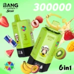Bang Leader Stoll 300K Puffs 6-in-1 Disposable Vape Rechargeable – Cola Ice & Red Bull Cola Ice