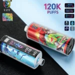 UZY Shisha Hookah King – Cigarette électronique jetable de 120 000 bouffées