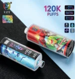 UZY Shisha Hookah King – Cigarette électronique jetable de 120 000 bouffées