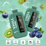VHILL 20 000 bouffées – Cigarette électronique jetable à la myrtille et au kiwi