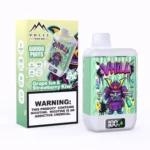 VHILL TWINS 60 000 bouffées – Cigarette électronique jetable aux saveurs raisin glacé, fraise et kiwi